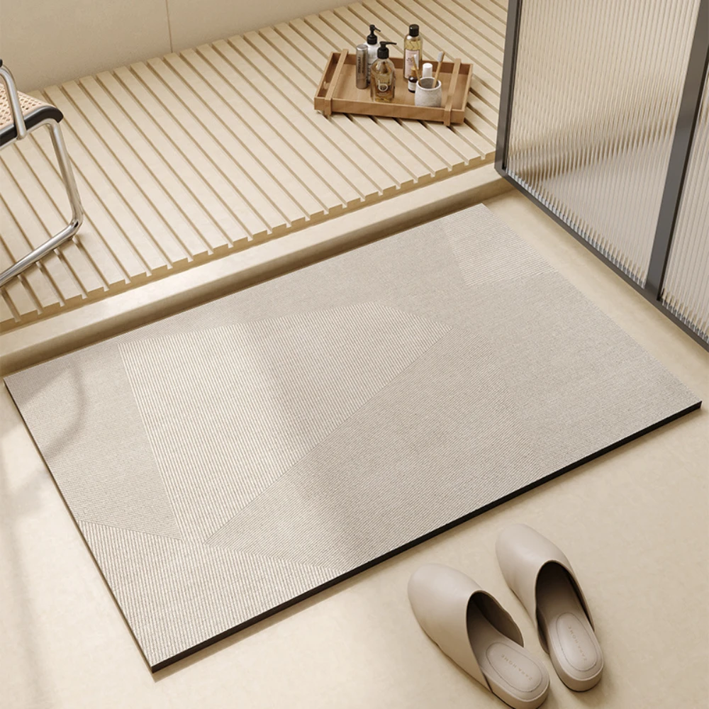 Bamboo Bath Mat - Tapis de bain en diatomite à