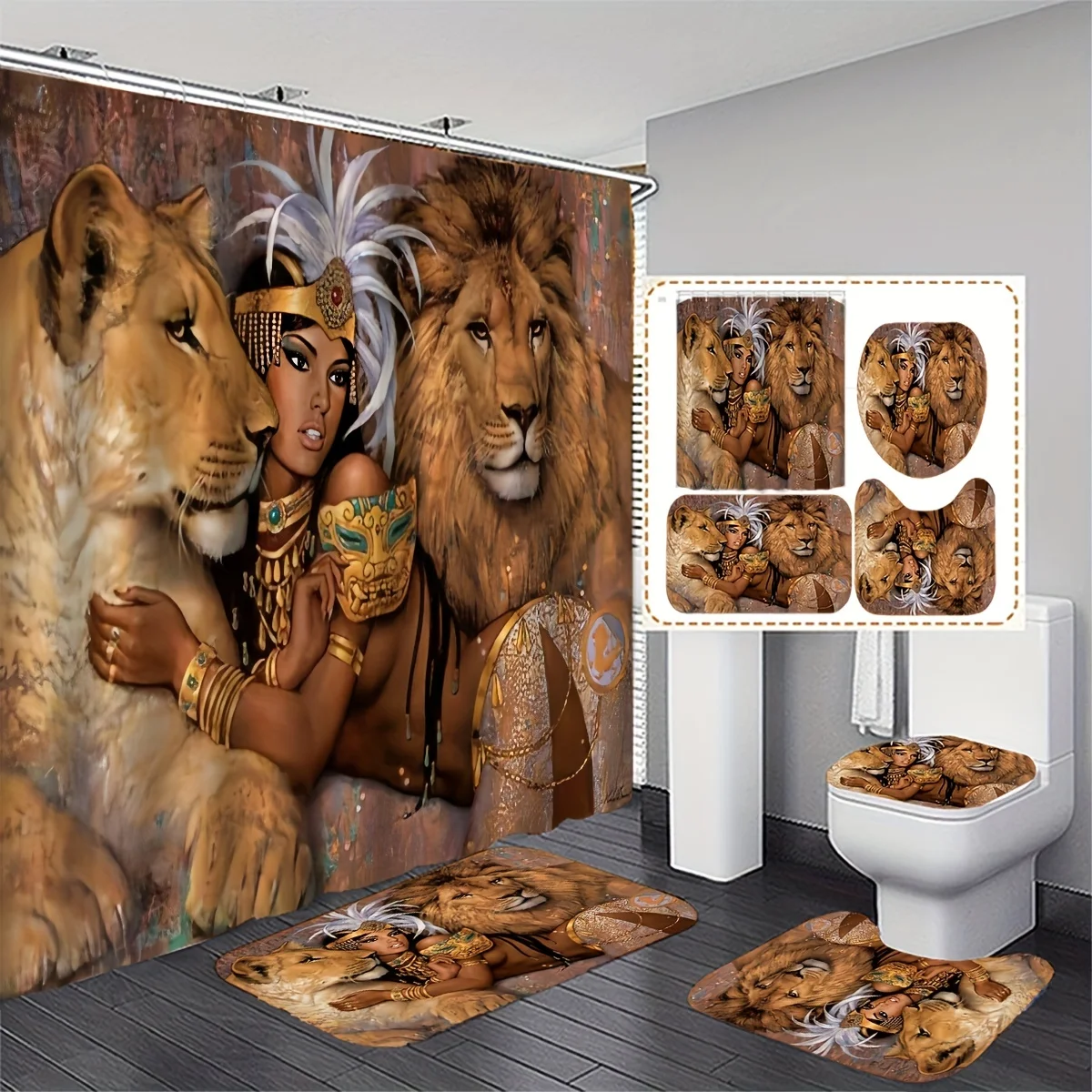 Bamboo Bath Mat - Ensemble de salle de bain Regal