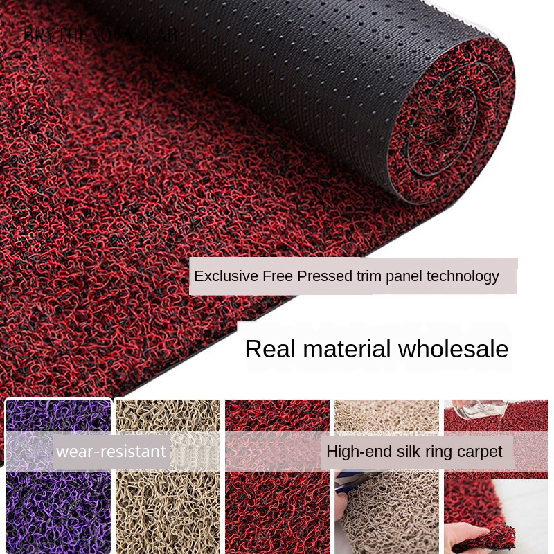 Bamboo Bath Mat - Tapis de porte antidérapant en PVC