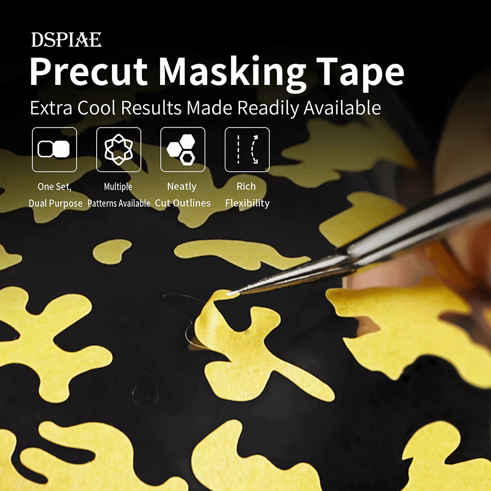 Sports Taping Precut - DSPIAE – ruban de masquage Hexagonal