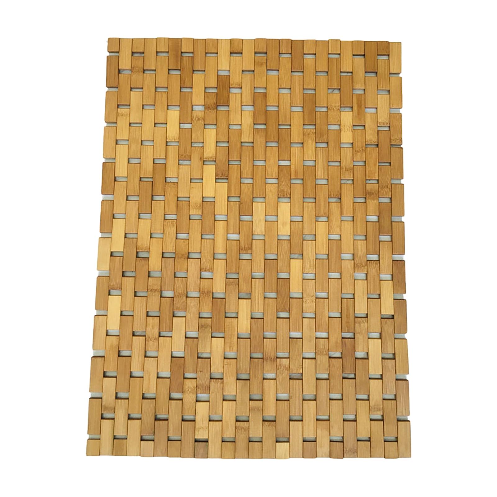 Tapis de salle de bain en bois - Bamboo Bath Mat avis et prix