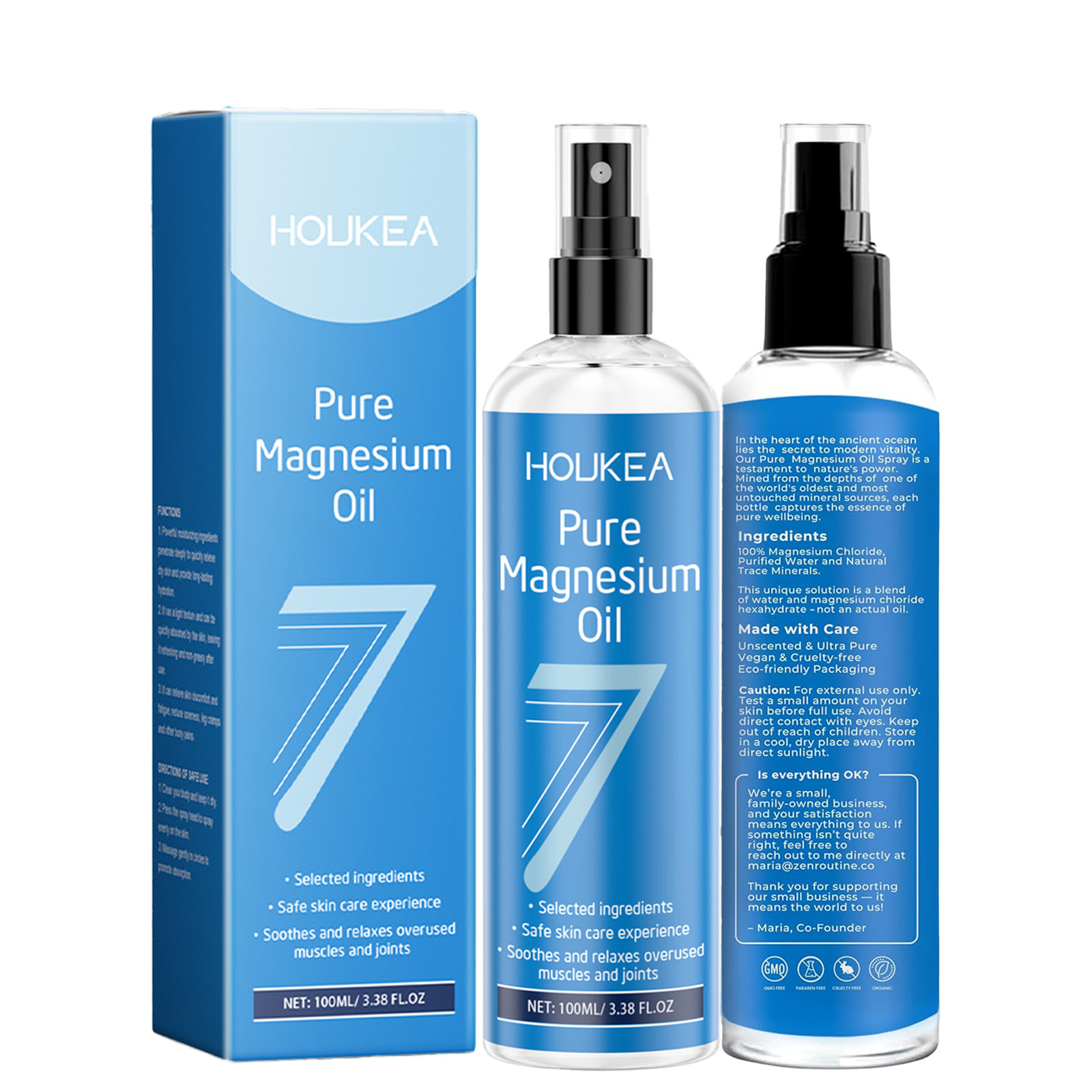 Huile de magnésium pure en spr - Bath Salts Magnesium avis et prix