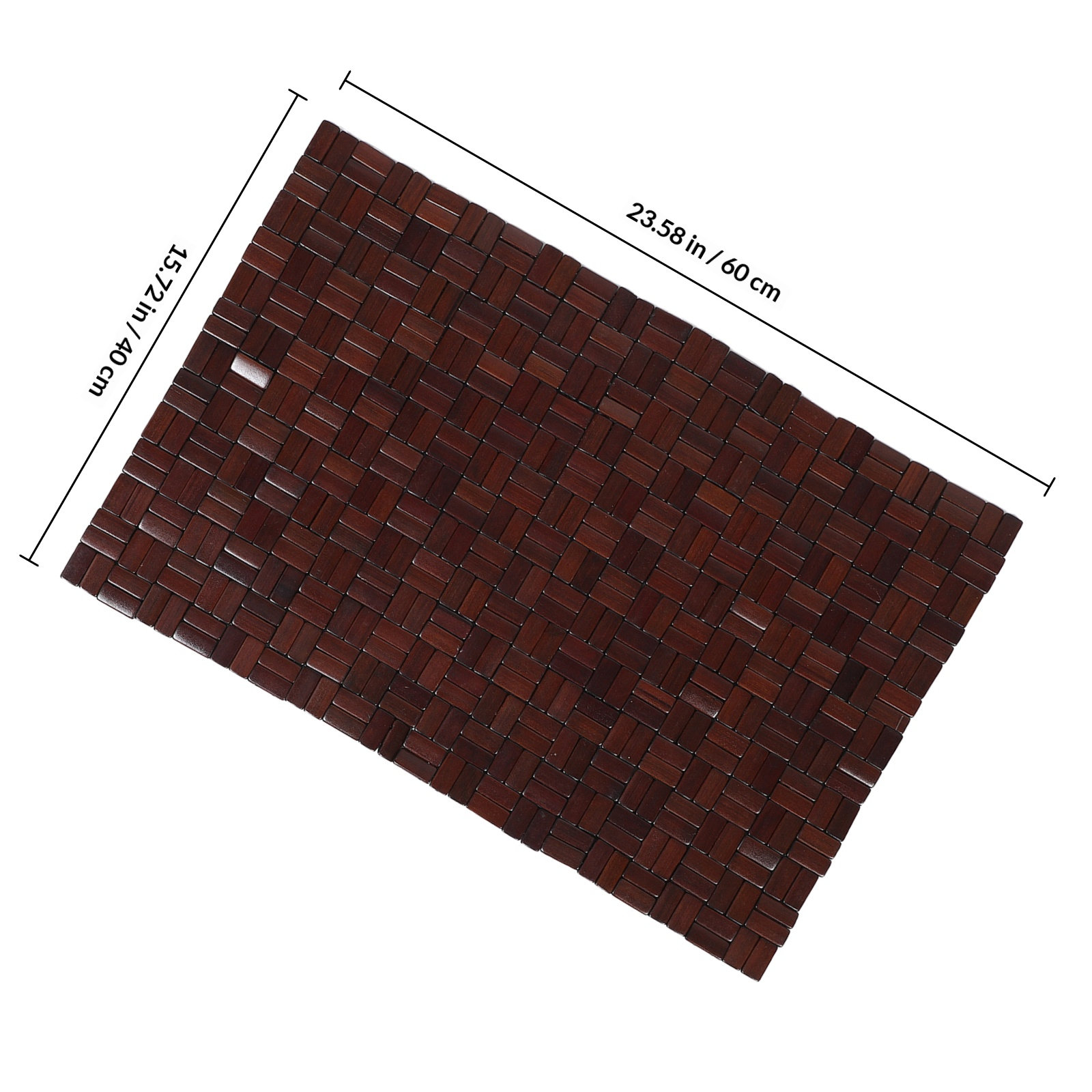 Tapis de bain pliable en bambo - Bamboo Bath Mat avis et prix