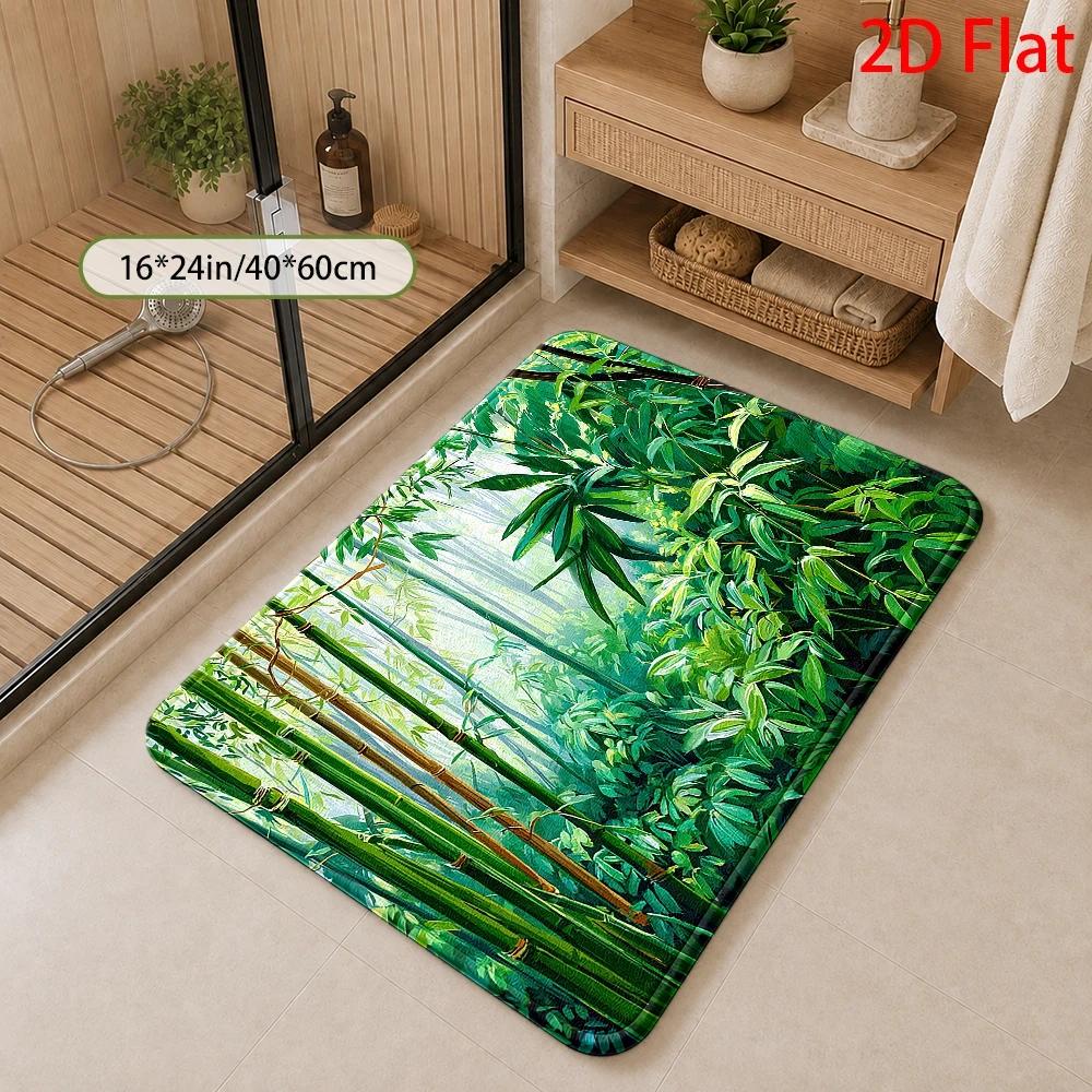 Tapis de bain imperméable à mo - Bamboo Bath Mat avis et prix