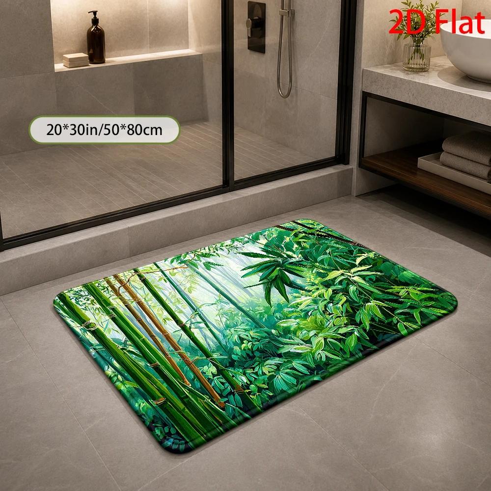 Tapis de bain imperméable à mo - Bamboo Bath Mat avis et prix