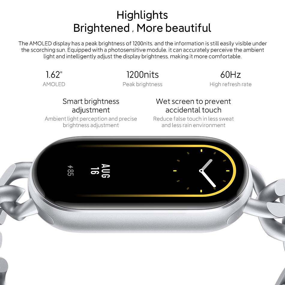 Bracelet de fitness Xiaomi Mi  - Health Wellness Bracelet avis et prix