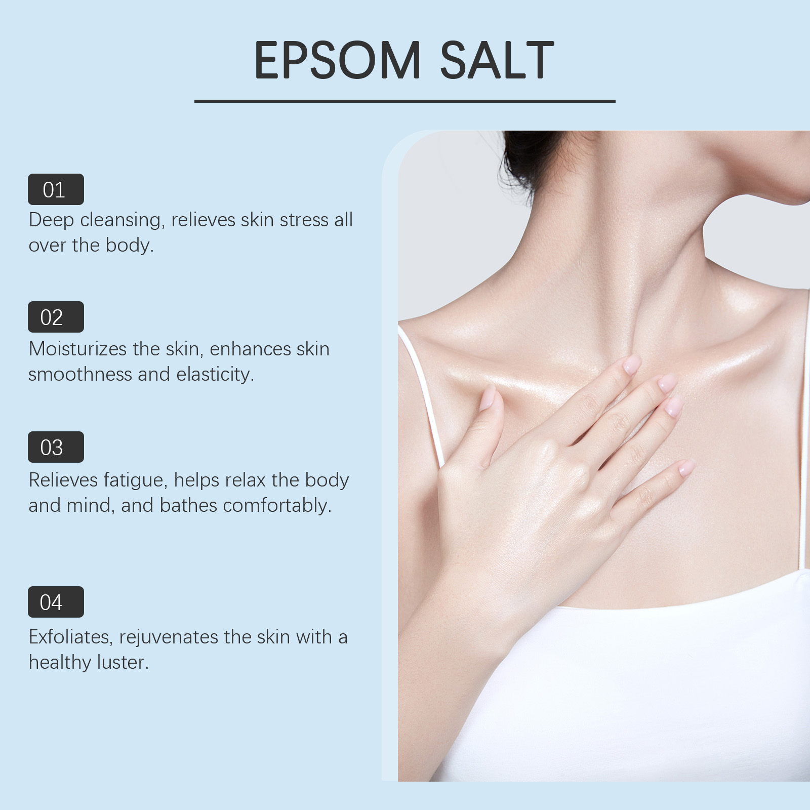 Epsom sel magnésium sulfate hy - Bath Salts Magnesium avis et prix