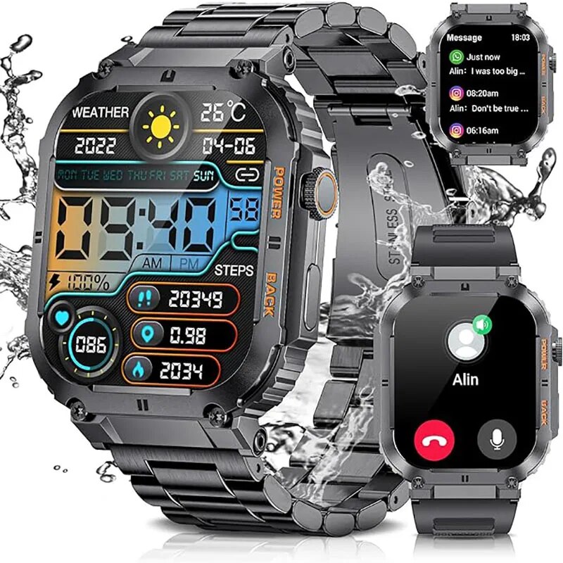 LIGE-Montre intelligente de fi - Health Wellness Bracelet avis et prix