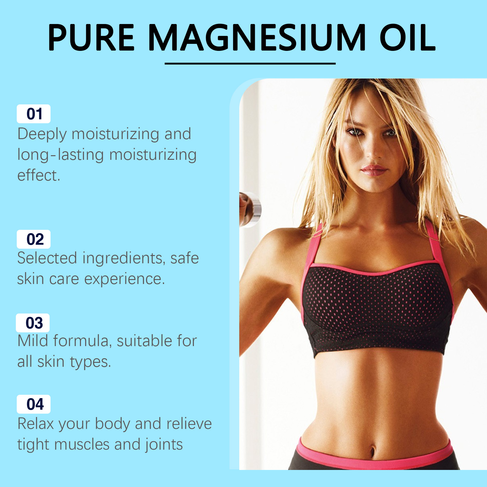 Huile de magnésium pure en spr - Bath Salts Magnesium avis et prix