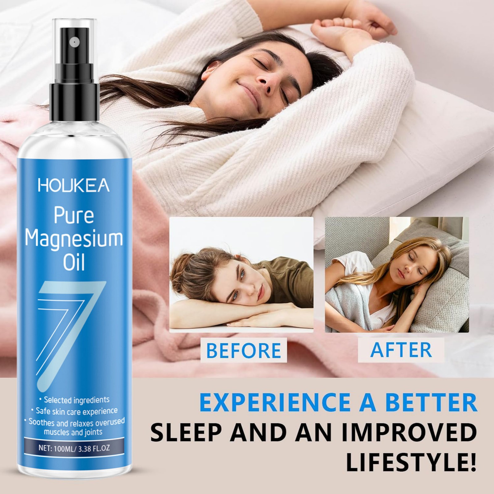 Huile de magnésium pure en spr - Bath Salts Magnesium avis et prix