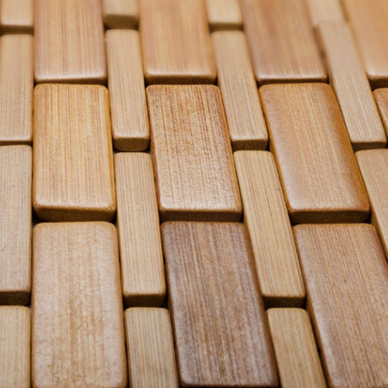 Tapis de bain en bois de teck, - Bamboo Bath Mat avis et prix
