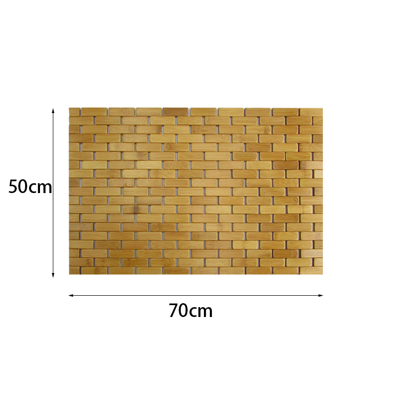 Tapis de bain en bois de teck, - Bamboo Bath Mat avis et prix
