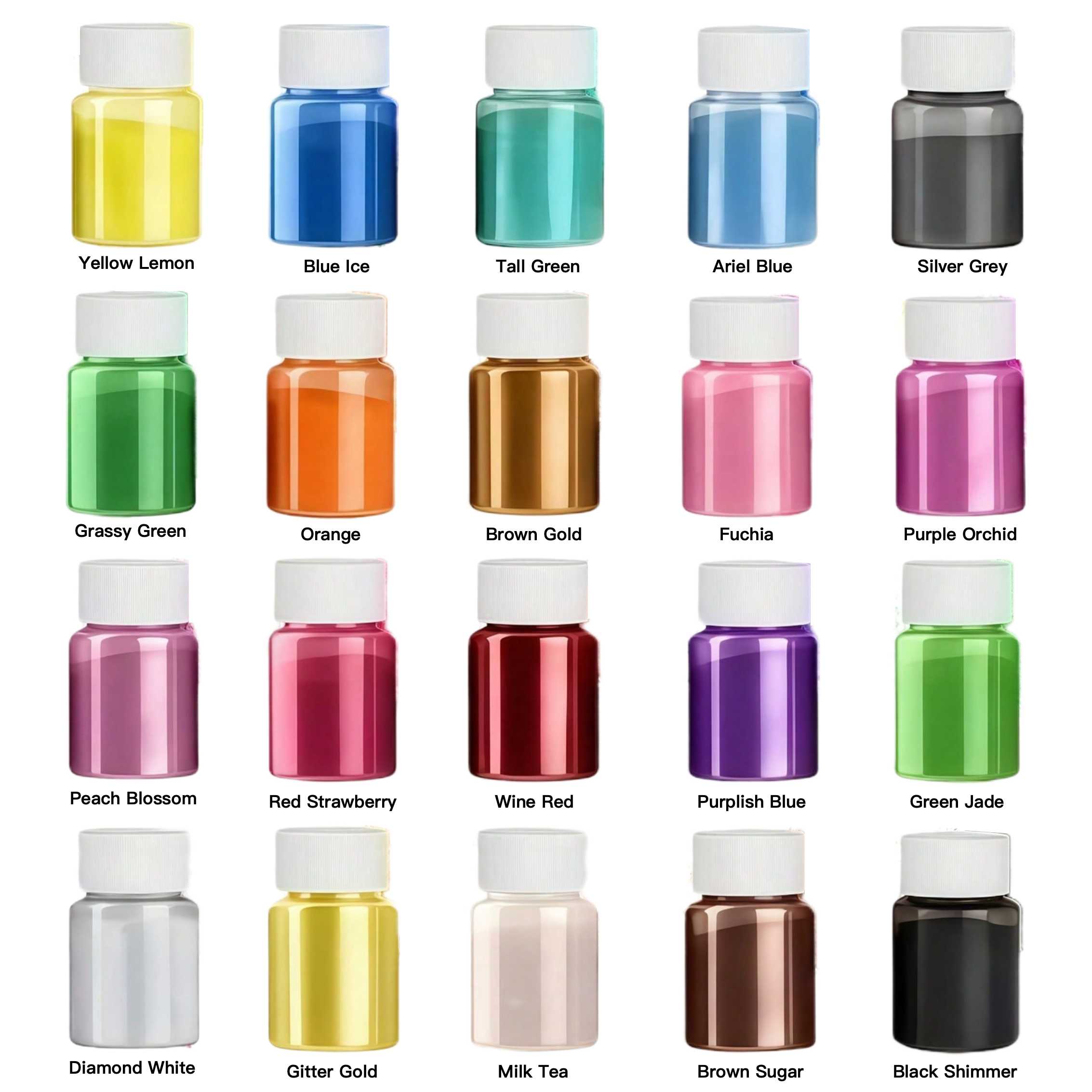 20 couleurs, paquet de 20 ml,  - Bath Salts Magnesium avis et prix